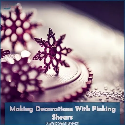 Making Decorations With Pinking Shears
