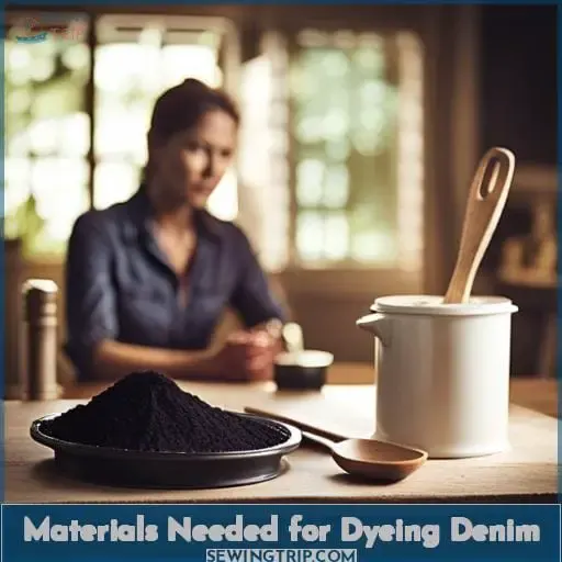 Materials Needed for Dyeing Denim