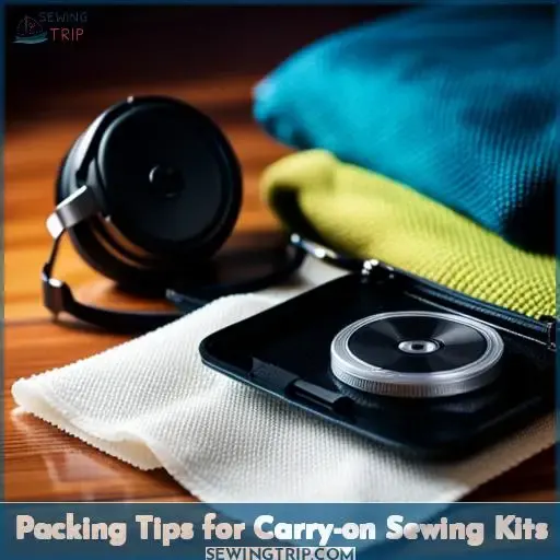 Packing Tips for Carry-on Sewing Kits