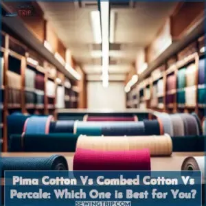 pima cotton vs combed cotton vs percale