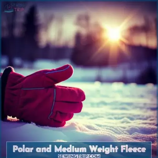 Polar and Medium Weight Fleece
