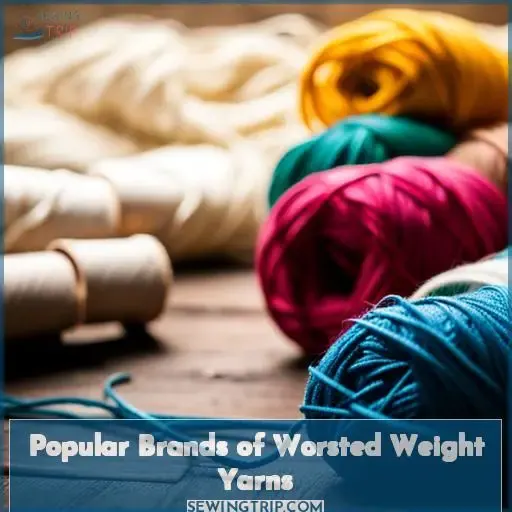 Popular Brands of Worsted Weight Yarns