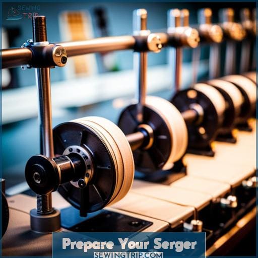 How to Serge Sew Seams Tips For Beginners On Starting, Stopping and