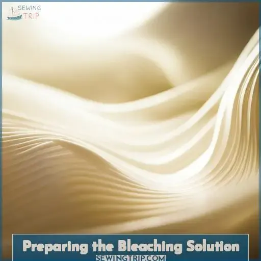 Preparing the Bleaching Solution