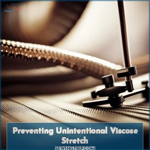 Preventing Unintentional Viscose Stretch