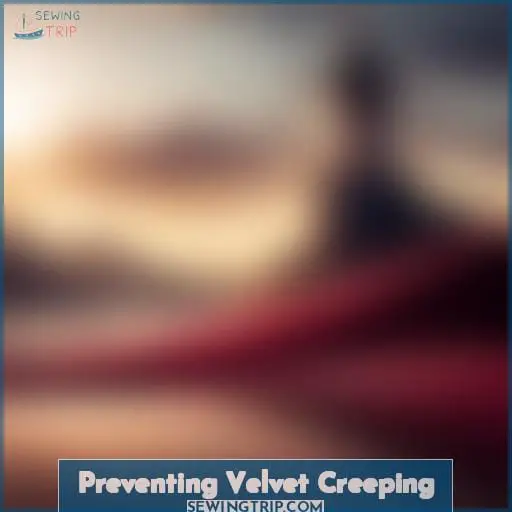 Preventing Velvet Creeping