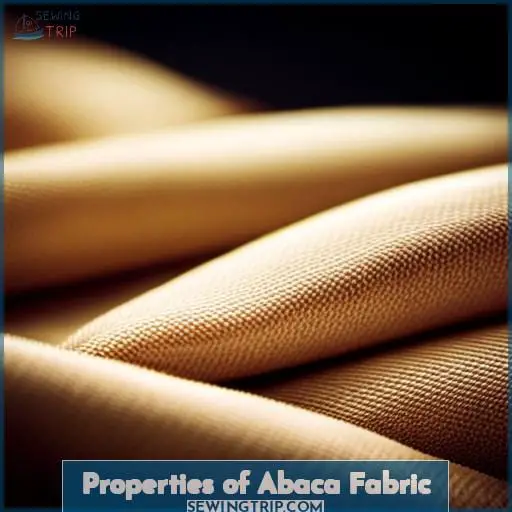 Properties of Abaca Fabric