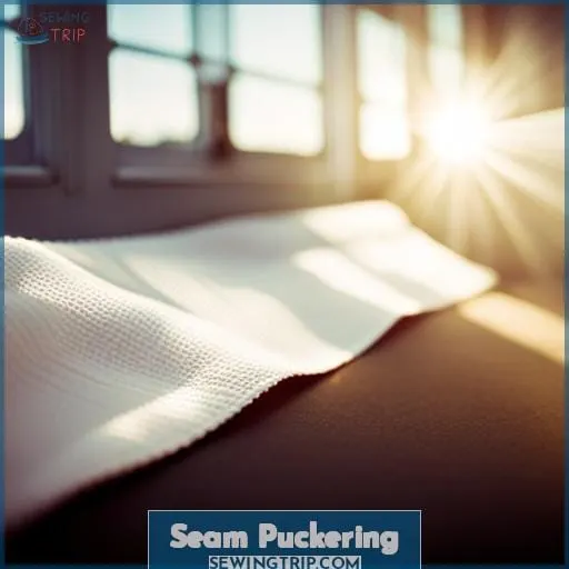 Seam Puckering