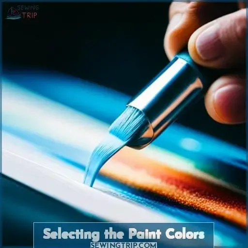 Selecting the Paint Colors