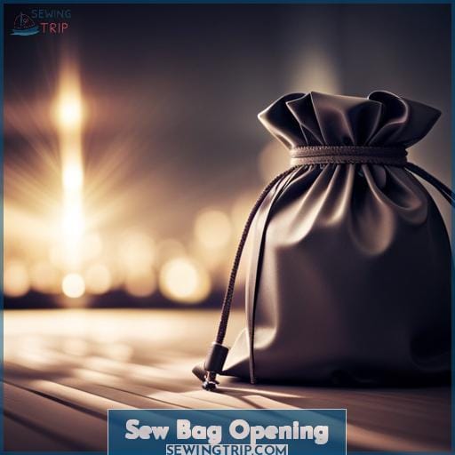 Sew Bag Opening