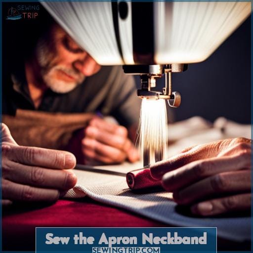 Sew the Apron Neckband Sew the Apron Neckband