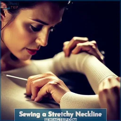 Sewing a Stretchy Neckline