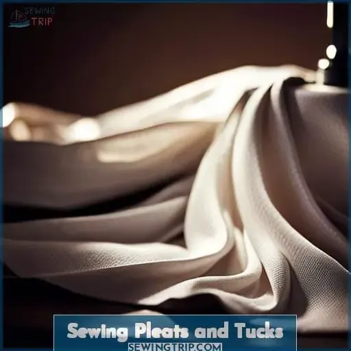 Sewing Pleats and Tucks