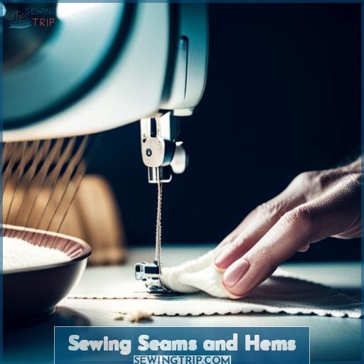 Sewing Seams and Hems