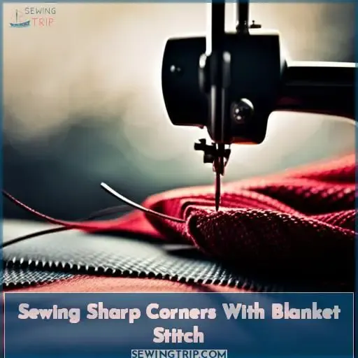 Sewing Sharp Corners With Blanket Stitch