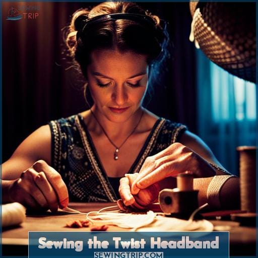 Sewing the Twist Headband