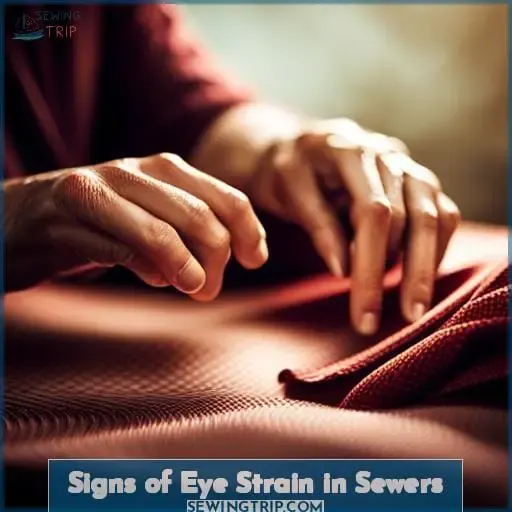 Signs of Eye Strain in Sewers