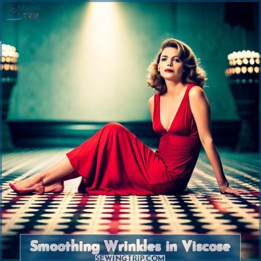 Smoothing Wrinkles in Viscose