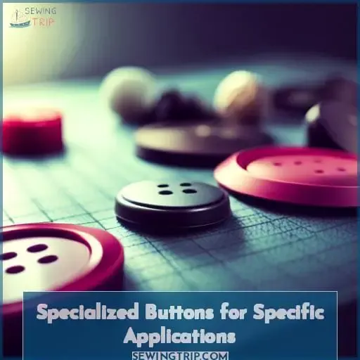 Specialized Buttons for Specific Applications