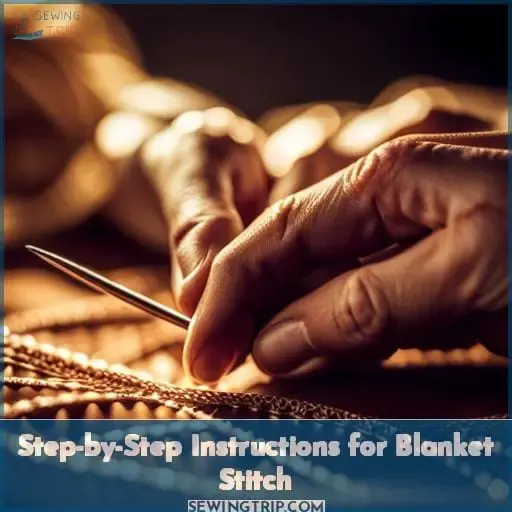 Step-by-Step Instructions for Blanket Stitch