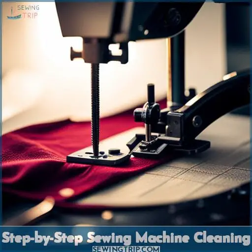 Step-by-Step Sewing Machine Cleaning Step-by-Step Sewing Machine Cleaning