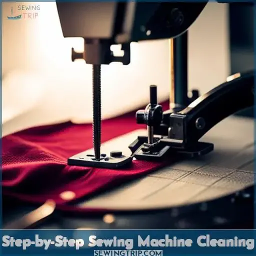 Step-by-Step Sewing Machine Cleaning