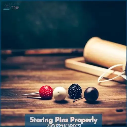 Storing Pins Properly