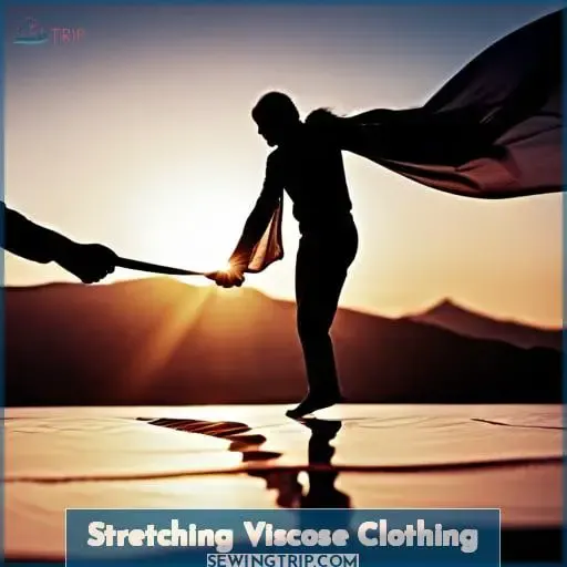 Stretching Viscose Clothing