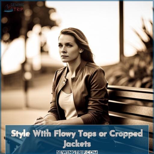 Style With Flowy Tops or Cropped Jackets