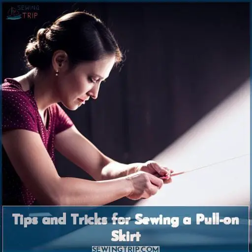 Tips and Tricks for Sewing a Pull-on Skirt