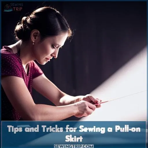 Tips and Tricks for Sewing a Pull-on Skirt