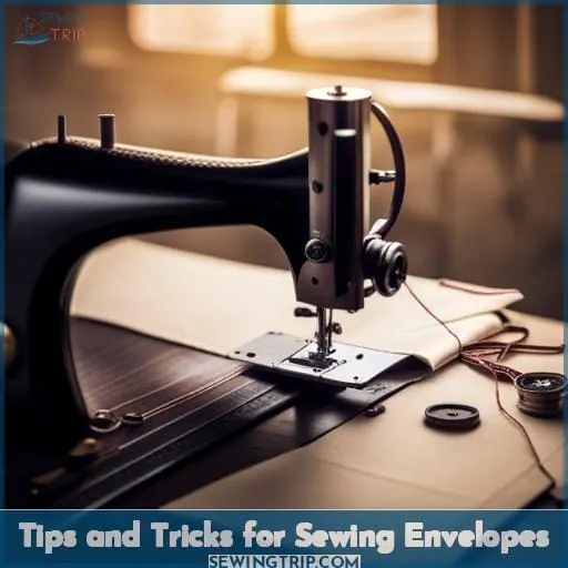 Tips and Tricks for Sewing Envelopes