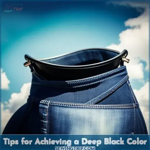 Tips for Achieving a Deep Black Color