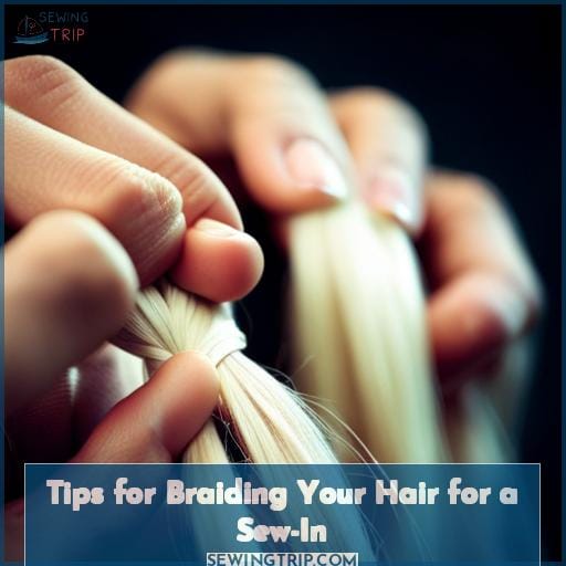 Tips for Braiding Your Hair for a Sew-In