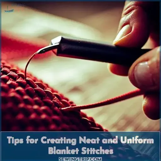 Tips for Creating Neat and Uniform Blanket Stitches