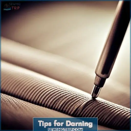Tips for Darning