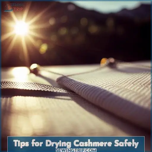 Tips for Drying Cashmere Safely