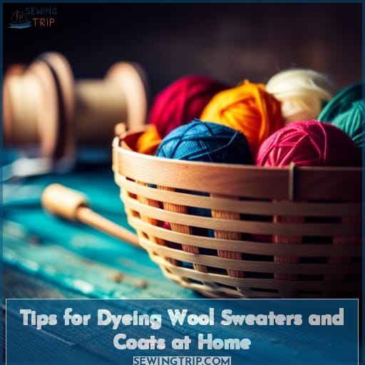 Tips for Dyeing Wool Sweaters and Coats at Home