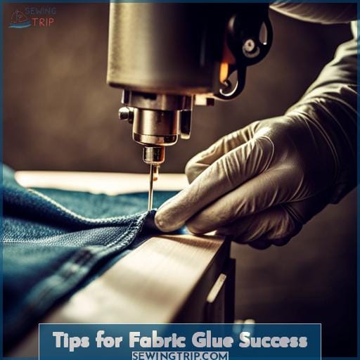 Tips for Fabric Glue Success