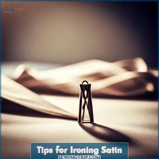 Tips for Ironing Satin