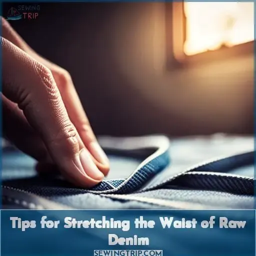 Tips for Stretching the Waist of Raw Denim