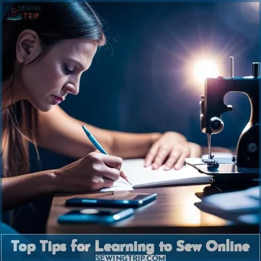 Top Tips for Learning to Sew Online