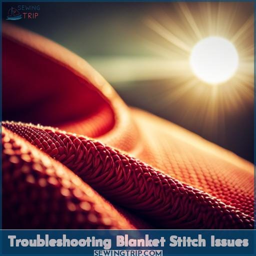 Troubleshooting Blanket Stitch Issues