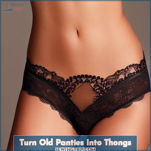 Turn Old Panties Into Thongs