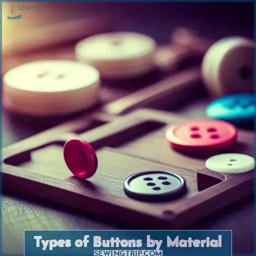 Types of Buttons by Material