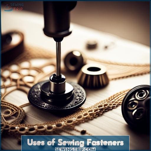 Uses of Sewing Fasteners