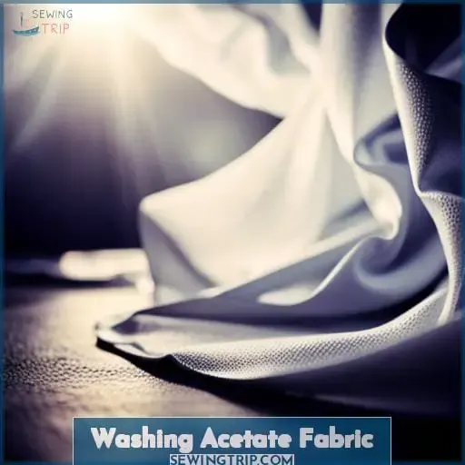 Washing Acetate Fabric