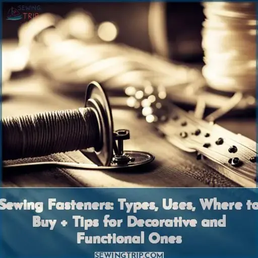 what are sewing fasteners