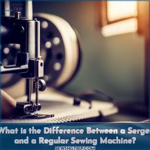 What is the Difference Between a Serger and a Regular Sewing Machine