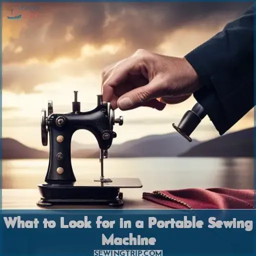 What to Look for in a Portable Sewing Machine